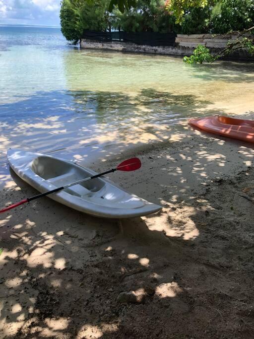 Bungalow Tiarii, Avec Acces Direct A Une Plage Privee Tevaitoa Esterno foto