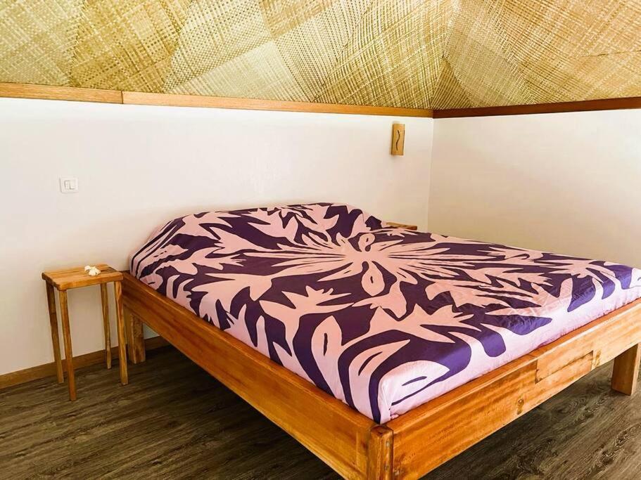 Bungalow Tiarii, Avec Acces Direct A Une Plage Privee Tevaitoa Esterno foto