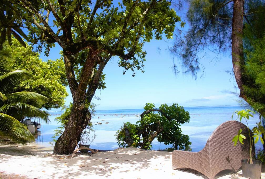 Bungalow Tiarii, Avec Acces Direct A Une Plage Privee Tevaitoa Esterno foto